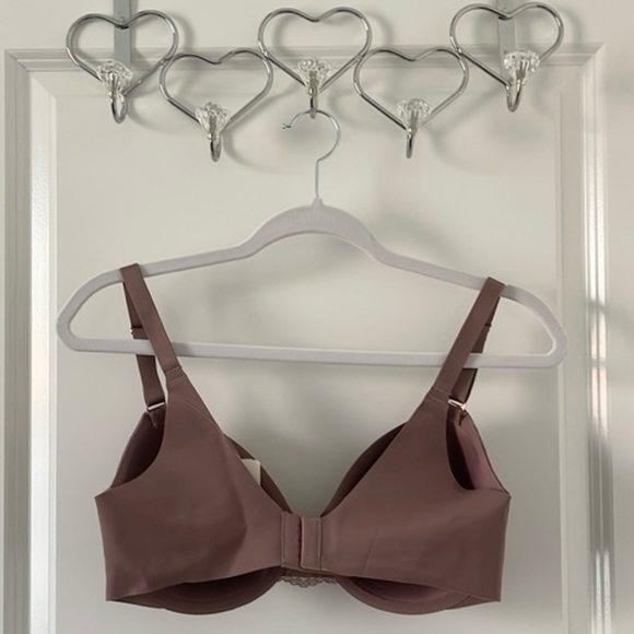 NWT | SOMA | Vanishing Perfect Coverage Lace Trim | French Mauve | Size 34DD - Picture 5 of 12